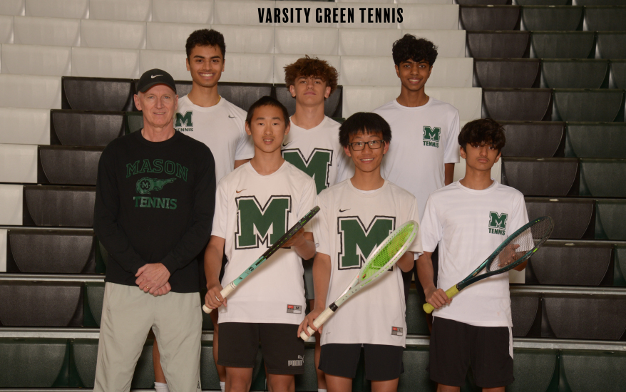 Boys Varsity Green Tennis Team